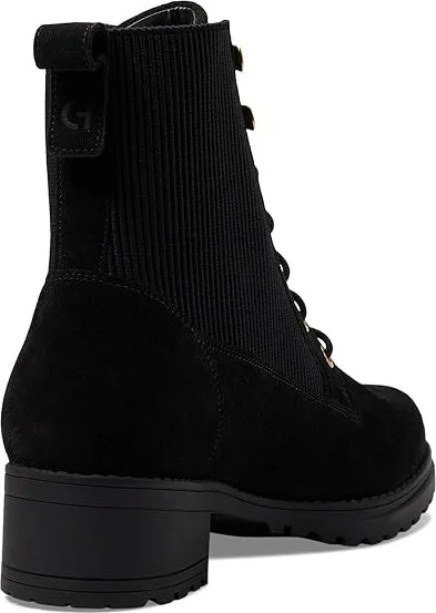 Cole Haan Camea Waterproof Combat Boot II Women's Boots Black Suede Waterproof : 7 B - Medium, Leather - Image 4