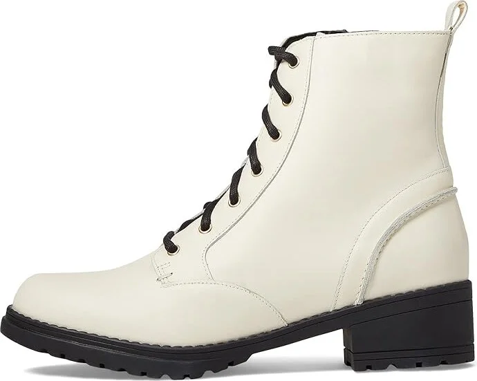 Cole Haan Camea Waterproof Combat Boot Women's Shoes Waterproof Ivory Leather : 7.5 B - Medium, Synthetic - Image 6