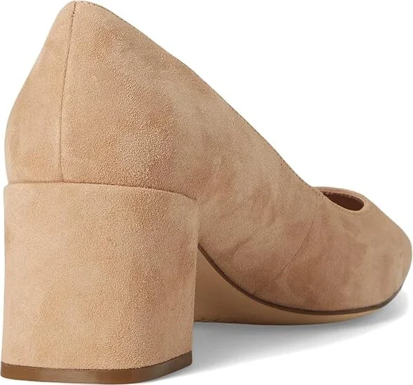 Cole Haan Cassandra Block Heel Pumps High Women's Heels Tuscan Sand Suede : 10 B - Medium, Leather - Image 4