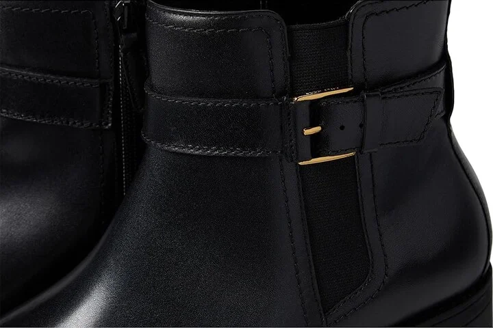 Cole Haan Catherine Bootie Waterproof Women's Boots Black Leather Waterproof : 9.5 B - Medium - Image 5
