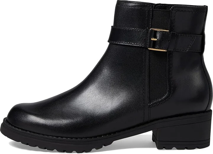 Cole Haan Catherine Bootie Waterproof Women's Boots Black Leather Waterproof : 9.5 B - Medium - Image 6