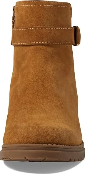 Cole Haan Catherine Bootie Waterproof Women's Boots Golden Honey Suede Waterproof : 10 B - Medium, Leather - Image 2