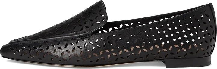 Cole Haan Chantal Loafers Women's Flat Shoes Black Perforated Leather : 8 B - Medium - Image 6