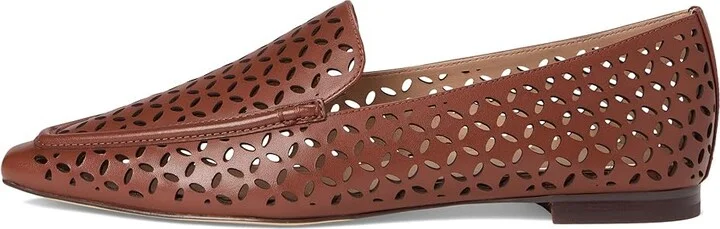 Cole Haan Chantal Loafers Women's Flat Shoes Dark Cuoio Perforated Leather : 7.5 B - Medium - Image 6