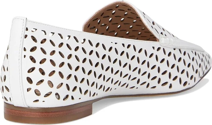 Cole Haan Chantal Loafers Women's Flat Shoes White Perforated Leather : 9 B - Medium - Image 4