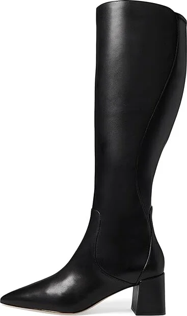 Cole Haan Clarice Tall Boot Women's Boots Black Leather 1 : 9.5 B - Medium, Leather/Rubber - Image 6