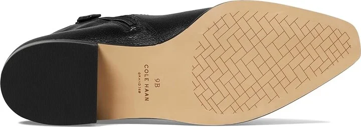 Cole Haan Classic Women's Boots Black Leather : 8 B - Medium, Leather/Rubber - Image 3