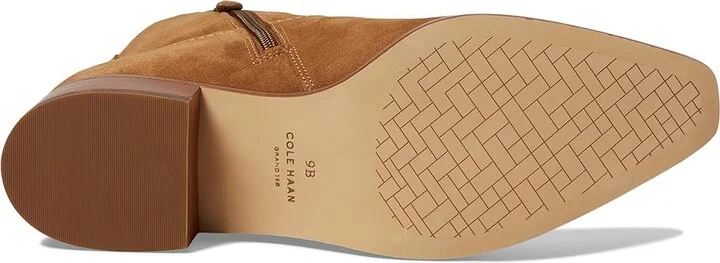 Cole Haan Classic Women's Boots Golden Toffee Suede : 8 B - Medium, Leather/Rubber - Image 3
