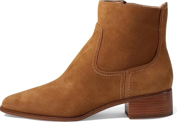 Cole Haan Classic Women's Boots Golden Toffee Suede : 8 B - Medium, Leather/Rubber - Image 6