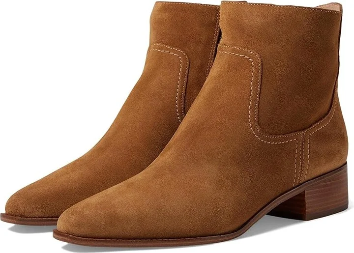 Cole Haan Classic Women's Boots Golden Toffee Suede : 8 B - Medium, Leather/Rubber