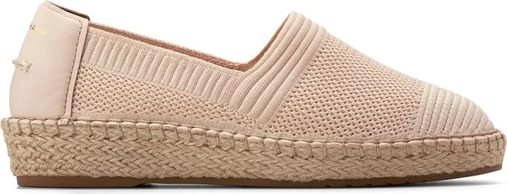 Cole Haan Cloudfeel Espadrille II Women's Flat Shoes Sandollar Stitchlite : 8.5 B - Medium, Nylon/Polyester - Image 5