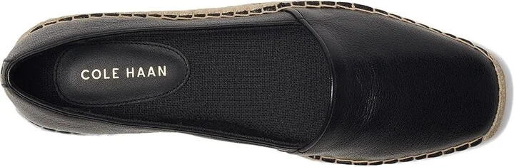Cole Haan Cloudfeel Keely A-Line Espadrilles Women's Flat Shoes Black Leather : 8 B - Medium - Image 2