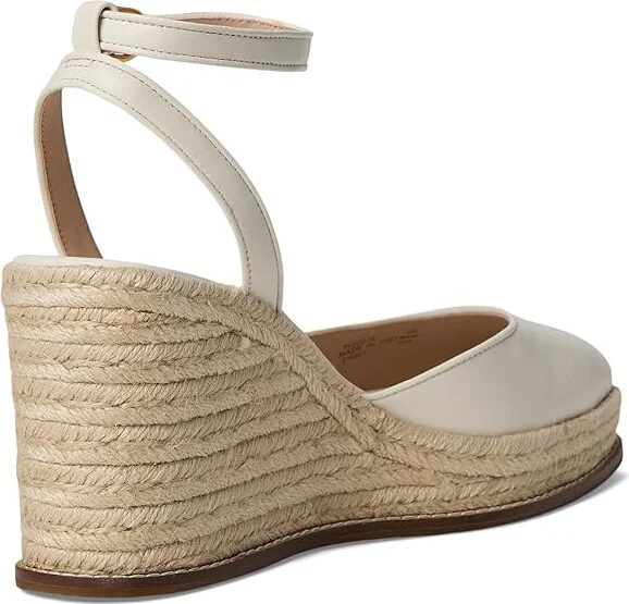 Cole Haan Cloudfeel Kyra Espadrille Wedges Women's Shoes Ivory Leather : 11 B - Medium - Image 4