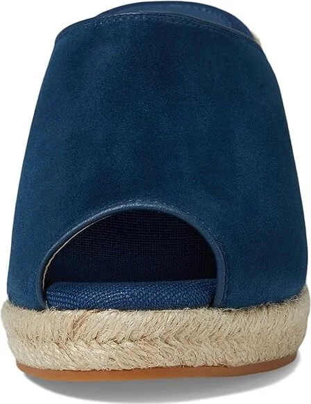 Cole Haan Cloudfeel Southcrest Mule Women's Sandals Blue Wing Teal Suede : 10 B - Medium - Image 2