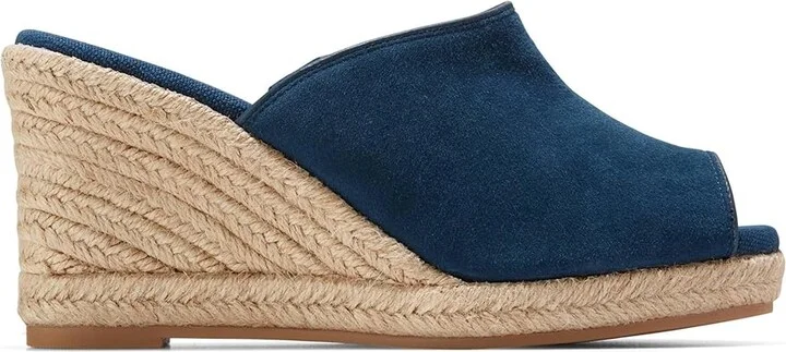 Cole Haan Cloudfeel Southcrest Mule Women's Sandals Blue Wing Teal Suede : 10 B - Medium - Image 7