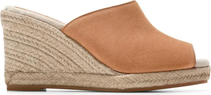 Cole Haan Cloudfeel Southcrest Mule Women's Sandals Pecan Suede : 10 B - Medium - Image 7