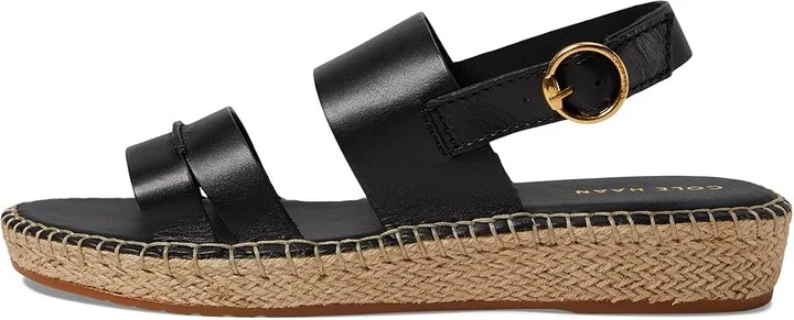 Cole Haan Cloudfeel Tilden Sandals Women's Sandals Black Leather : 5.5 B - Medium - Image 6