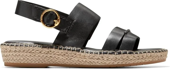 Cole Haan Cloudfeel Tilden Sandals Women's Sandals Black Leather : 5.5 B - Medium - Image 7