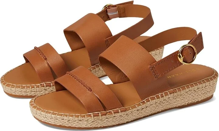 Cole Haan Cloudfeel Tilden Sandals Women's Sandals Pecan Leather : 7.5 B - Medium