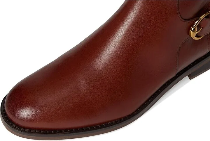 Cole Haan Clover Stretch Boot Women's Shoes Dark Cuoio Leather : 5 B - Medium - Image 2