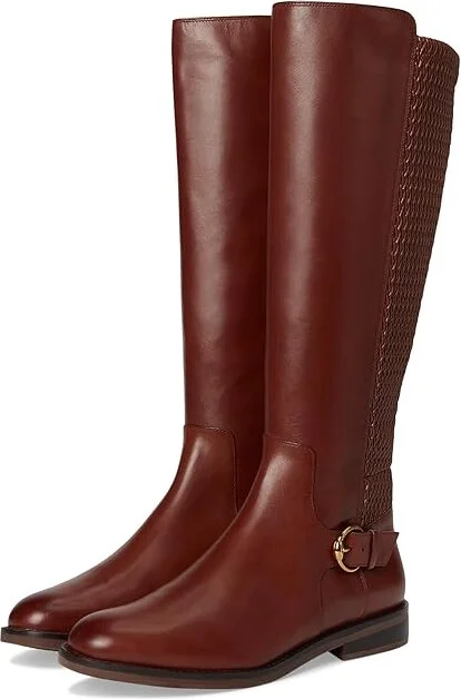 Cole Haan Clover Stretch Boot Women's Shoes Dark Cuoio Leather : 5 B - Medium