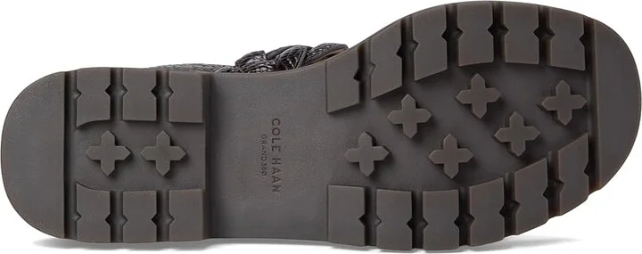 Cole Haan Cressida Lug Sandal Women's Sandals Dark Chocolate Croc Print Leather : 9.5 B - Medium - Image 3