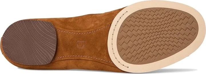 Cole Haan Danby Travel Loafers Women's Flat Shoes Tobacco Suede : 8 B - Medium, Leather - Image 3