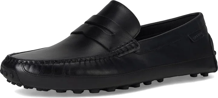 Cole Haan Davies Grand Penny Driving Loafers Men's Lace-up Boots Black/Black : 11 D - Medium, Leather - Image 5