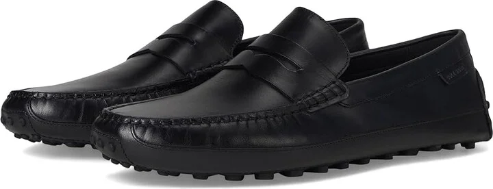 Cole Haan Davies Grand Penny Driving Loafers Men's Lace-up Boots Black/Black : 11 D - Medium, Leather