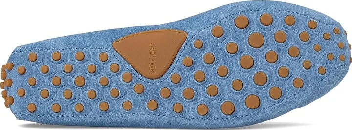 Cole Haan Davies Grand Penny Driving Loafers Men's Lace-up Boots China Blue Suede/Gum : 11 D - Medium, Leather - Image 3