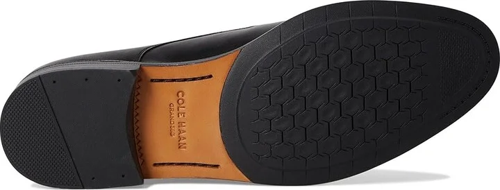 Cole Haan Dean Grand Plain Toe Oxfords Men's Slip on Shoes Black/Natural/Dark Natural : 12 D - Medium, Leather - Image 3