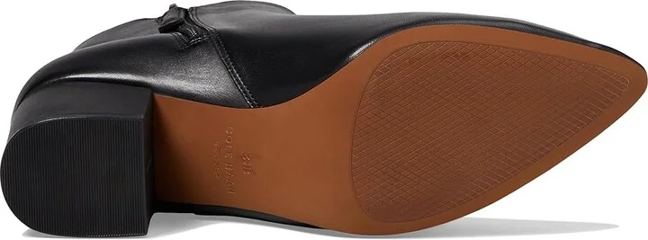 Cole Haan Elyse Bootie 60 mm Women's Shoes Black Leather : 10 B - Medium - Image 4