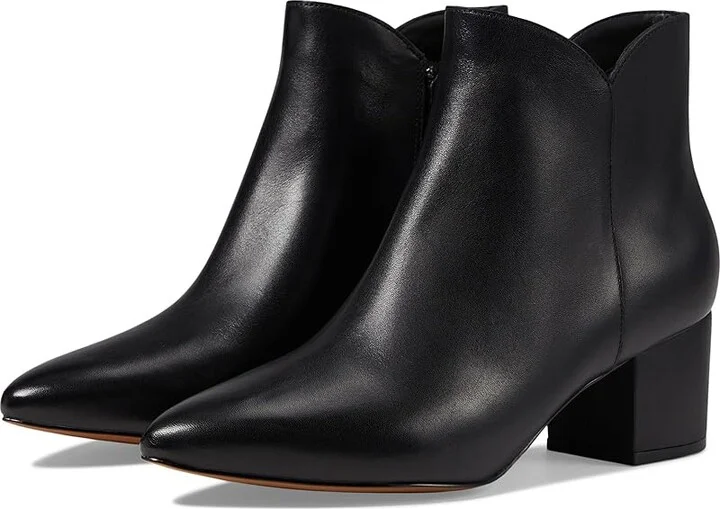 Cole Haan Elyse Bootie 60 mm Women's Shoes Black Leather : 10 B - Medium