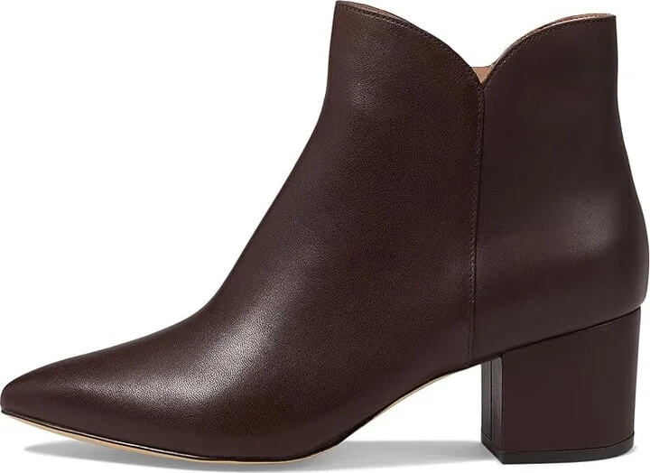Cole Haan Elyse Bootie 60 mm Women's Shoes Madeira Leather : 5 B - Medium, Suede/Leather - Image 5