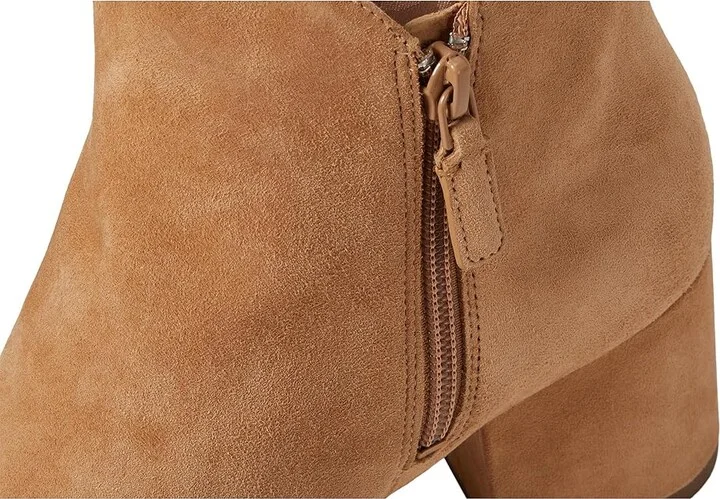 Cole Haan Elyse Bootie 60MM Women's Boots Blush Tan Suede : 6.5 B - Medium, Leather - Image 5