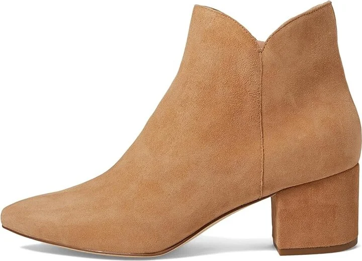 Cole Haan Elyse Bootie 60MM Women's Boots Blush Tan Suede : 6.5 B - Medium, Leather - Image 6