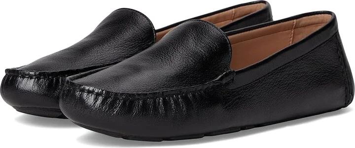 Cole Haan Emmie Drivers Women's Flat Shoes Black Leather : 8 B - Medium