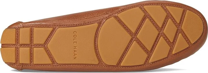 Cole Haan Emmie Drivers Women's Flat Shoes British Tan Leather : 7 B - Medium - Image 3
