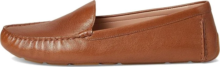 Cole Haan Emmie Drivers Women's Flat Shoes British Tan Leather : 7 B - Medium - Image 6