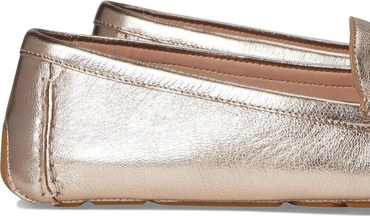 Cole Haan Emmie Drivers Women's Flat Shoes Rose Gold Metallic Leather : 7.5 B - Medium - Image 7
