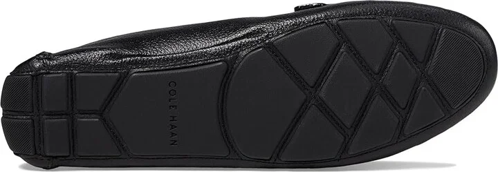 Cole Haan Emmie Knot Drivers Women's Flat Shoes Black Leather : 5.5 B - Medium - Image 3