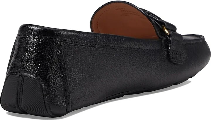 Cole Haan Emmie Knot Drivers Women's Flat Shoes Black Leather : 5.5 B - Medium - Image 4
