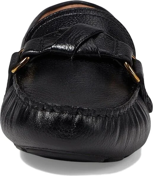 Cole Haan Emmie Knot Drivers Women's Flat Shoes Black Leather : 5.5 B - Medium - Image 5