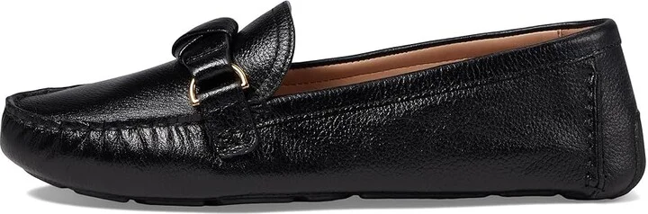 Cole Haan Emmie Knot Drivers Women's Flat Shoes Black Leather : 5.5 B - Medium - Image 6
