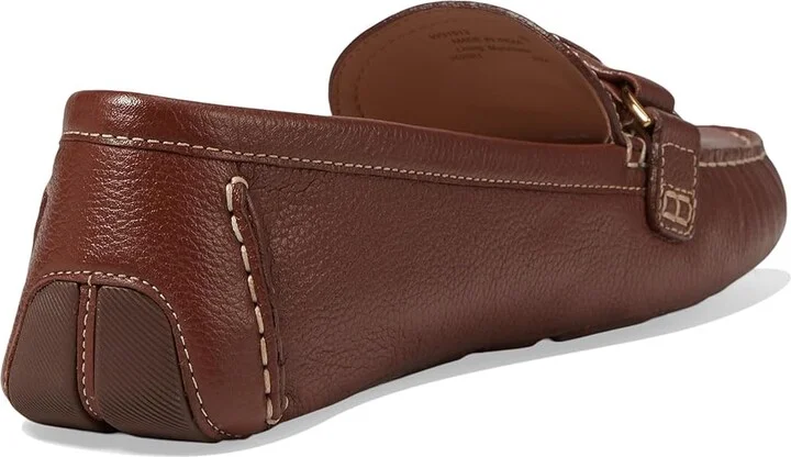 Cole Haan Emmie Knot Drivers Women's Flat Shoes Dark Cuoio Leather : 11 B - Medium - Image 4