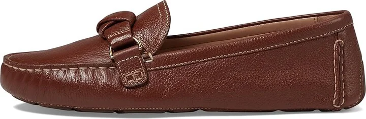 Cole Haan Emmie Knot Drivers Women's Flat Shoes Dark Cuoio Leather : 11 B - Medium - Image 6