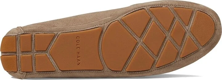 Cole Haan Emmie Knot Drivers Women's Flat Shoes Irish Coffee Suede : 7.5 B - Medium, Leather - Image 3