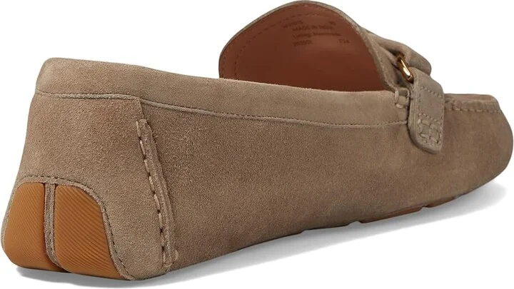Cole Haan Emmie Knot Drivers Women's Flat Shoes Irish Coffee Suede : 7.5 B - Medium, Leather - Image 4