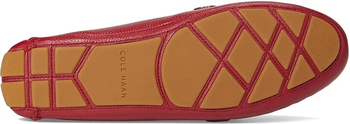 Cole Haan Emmie Knot Drivers Women's Flat Shoes Rio Red Leather : 5.5 B - Medium - Image 3