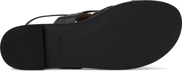 Cole Haan Fawn Sandals Women's Sandals Black Leather : 6.5 B - Medium, Leather/Rubber - Image 3